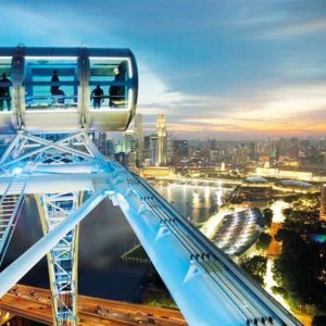 บัตรขึ้นชิงช้าสวรรค์ Singapore Flyer